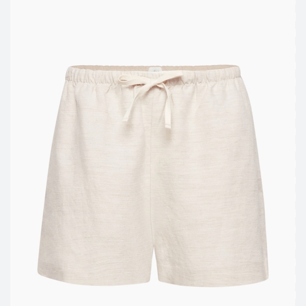 Aritzia Omnia Linen Shorts